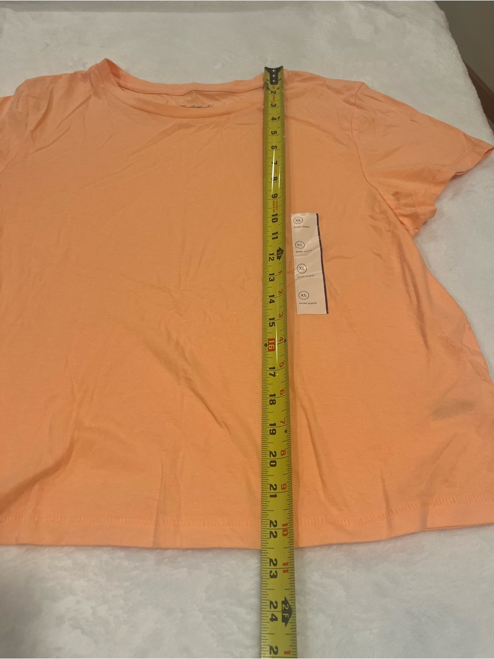 Universal Thread Solid Peach Crewneck Tee - XL - Picture 7 of 7